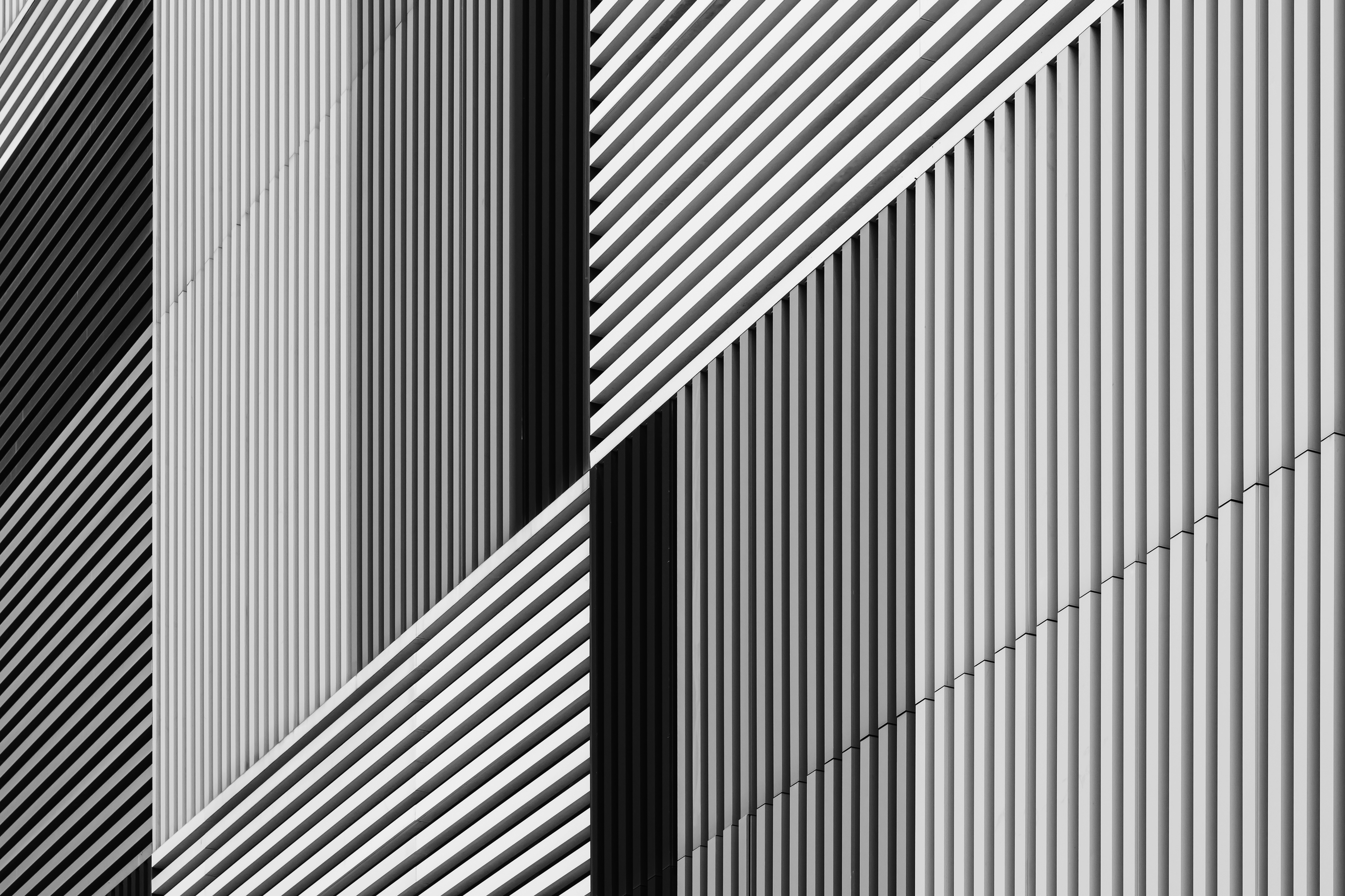 gray and black wall